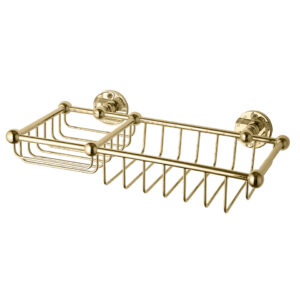 Classical Soap Sponge Basket-Polished Brass