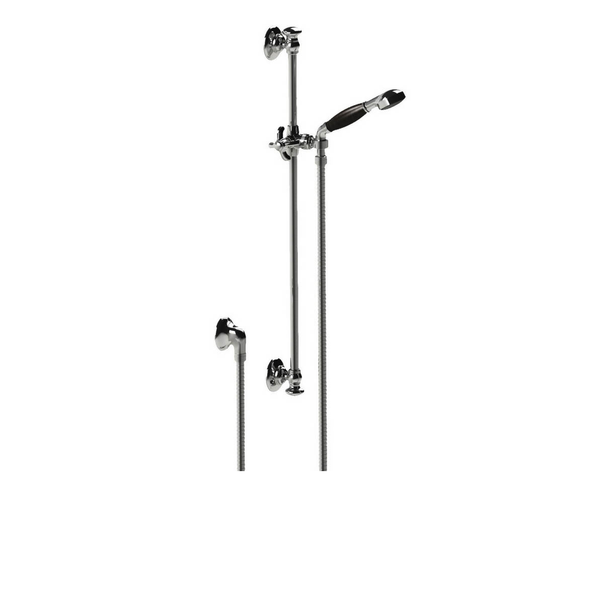 1920 Slider Rail with Hose, Handset and Outlet Elbow