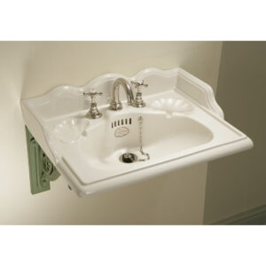 Marlborough Three Tap-hole 560mm Basin - Antique White