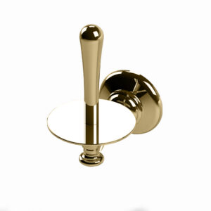 Thomas Crapper Elegant Spare Paper Holder in Polished Brass