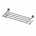 Thomas Crapper Elegant Wall Mounted Towel Holder in Chrome