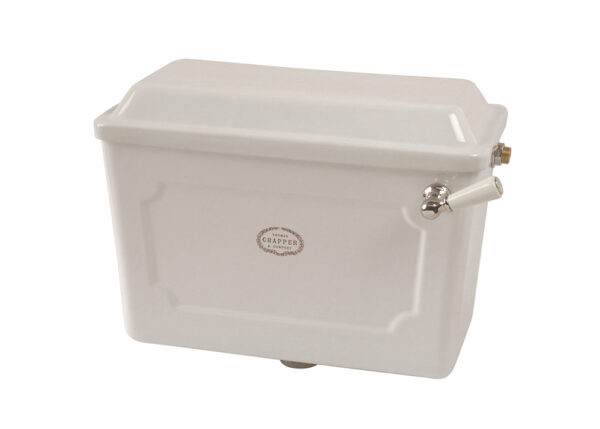 Please note: This image shows a White cistern, the offer is for Antique White