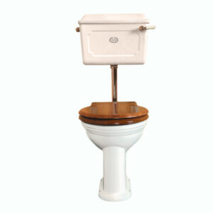 Low-level Ceramic Cistern WC Set